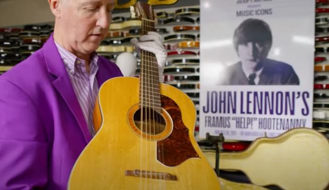 John Lennon’s Lost Guitar: A Relic of Beatlemania Resurfaces